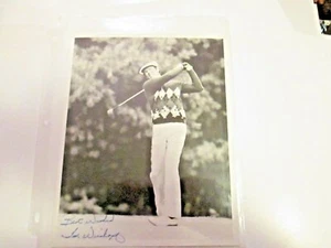 Tom Weiskopf   Signed 8 x10 Picture coa  - Picture 1 of 2