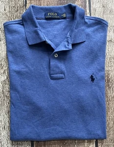 POLO RALPH LAUREN SOFT TOUCH POLO SHIRT BLUE MENS MEDIUM EXCELLENT CONDITION - Picture 1 of 7