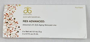 Arbonne RE9 Advanced Anti-Aging Skincare Line Face Sample 7 Pc **EXP 06/20** B48 - Picture 1 of 15
