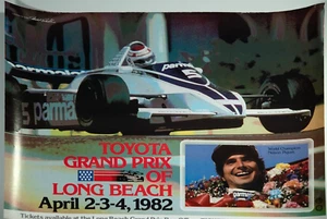'82 Toyota Long Beach Grand Prix of Long Beach Poster, VG Con. Free shipping - Picture 1 of 1