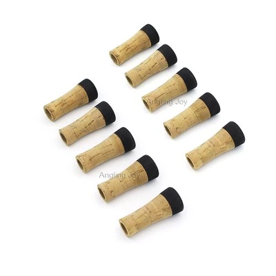 Lot 10 Fishing Rod Handle Composite Cork Grip Rod Building Repair Butt Section - Image 1 of 4