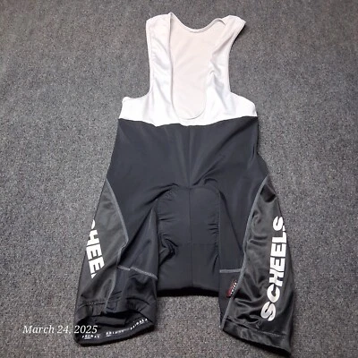Scheels Bib Shorrts Cycling Butt Padded Men Size XL Black and White - Image 1 of 4