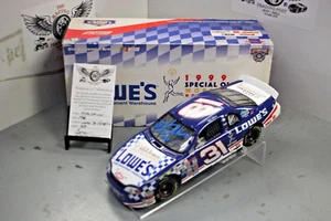 1998 Mike Skinner Lowe's Special Olympics 1/24 Action NASCAR Diecast Autographed - Picture 1 of 2