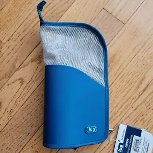 Lug Canoe Cosmetic Brush Pen Pencil Holder Ocean Blue Giftable NWT - Foto 1 di 11