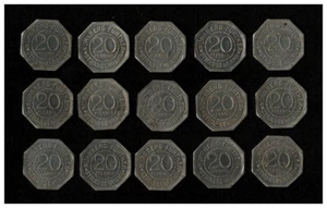 15 x 20 Pfennig 1921, Nürnberg-Fürther Strassenbahn - Picture 1 of 2