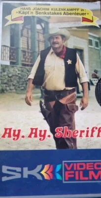 VHS Ay, Ay, Sheriff (1974) FSK 6 Western mit Hans Joachim Kulenkampff SK Video - Bild 1 von 4