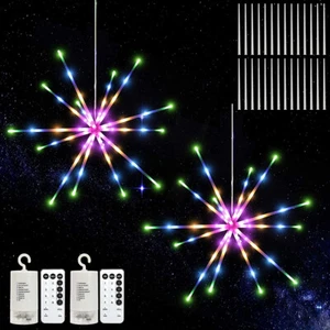 Firework Lights Remote Control RGB Color Changing Strip Lights for Room Decor - Picture 1 of 27