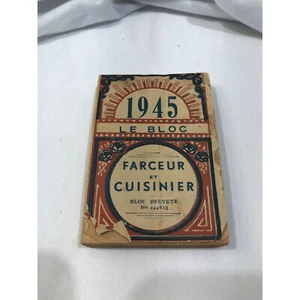 1945 Le Bloc, Farceur et Cuisinier, French booklet, antique French ephemera - Picture 1 of 10