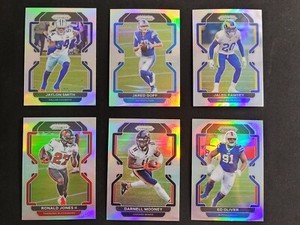 2021 NFL Prizm Silver Prizm Lot of 6 Jalen Ramsey Jared Goff Ed Oliver