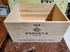 Wooden Box Crate  - 6 bottle Port Wine French Spanish Italian CLEARANCE BOXES...