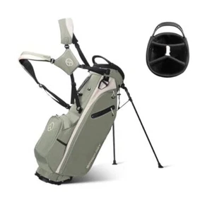 Lightweight Golf Stand Bag with 4 Way Top Dividers for Men and Sage Grey/Cream - Picture 1 of 7