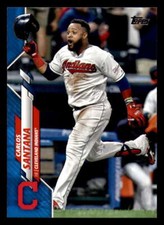 2020 Topps Blue /299 #272 Carlos Santana - Cleveland Indians