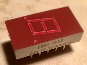 Hewlett Packard 5082-7613 7 Segment LED Display - NOS - Picture 1 of 1
