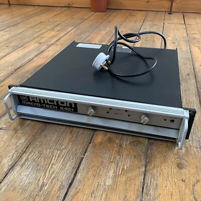 AMCRON Macro-Tech 2401 Power Amplifier PLEASE READ - Image 1 of 4