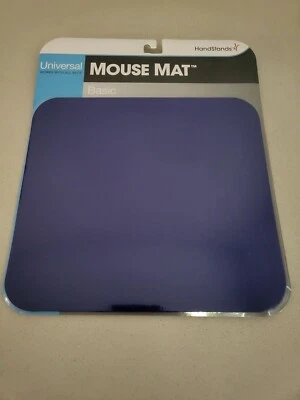 HandStands Universal Basic Mouse Mat, Blue color, Non-slip Rubber Base - Image 1 of 2