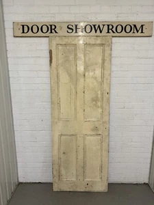 Reclaimed Victorian Pine Internal 4 panel Door 1915 x 708 Or 703 Or 705mm - Picture 1 of 24