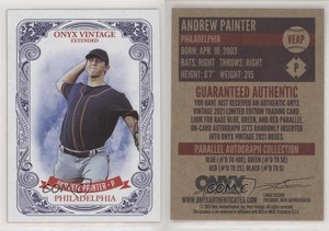 2021 Onyx Vintage Extended Andrew Painter #VEAP