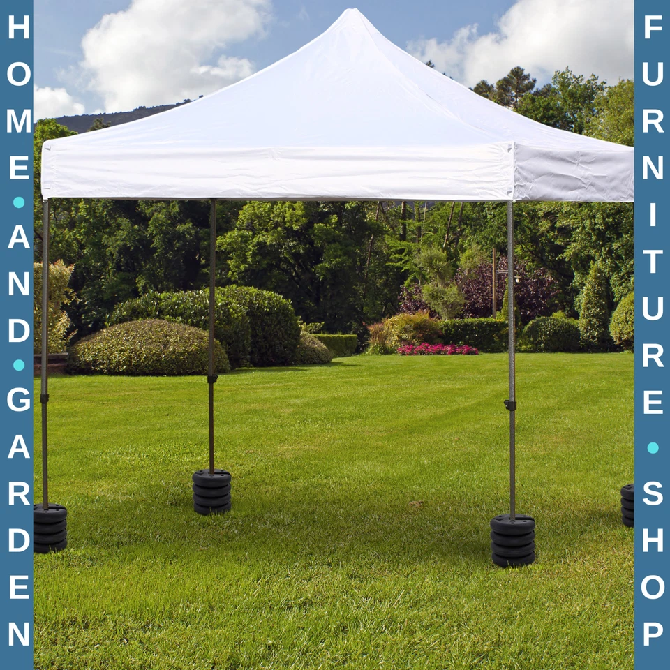 Outsunny Set of 4 Gazebo Tent Canopy Weight Sand Fillable Strong Plastic
