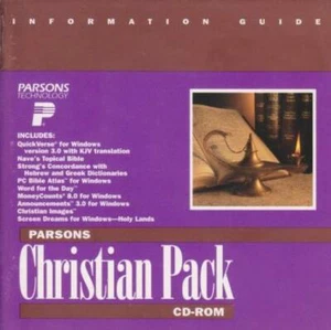 Parsons Christian Pack PC CD QuickVerse 3 Nave's Topical Bible Strong's & more! - Picture 1 of 1