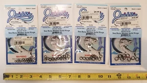 Quick Rig Sea Buoy Welded Solid Stainless Steel Rings, Fishing, 4 Pkg, 100-300LB - Picture 1 of 6