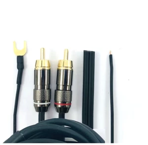 Cavo rca giradischi Panasonic phono con massa filo di terra universale 150 cm - Afbeelding 1 van 15