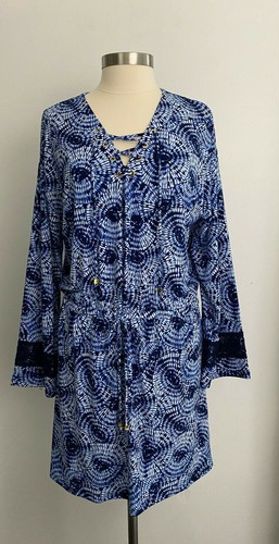 Abito Michael Kors manica lunga scollo stringato tg XL