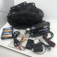 Jvc Gr-Axm230 Vhs-C 400x Digital Zoom Camcorder W/Carry Bag/Accessories Tested
