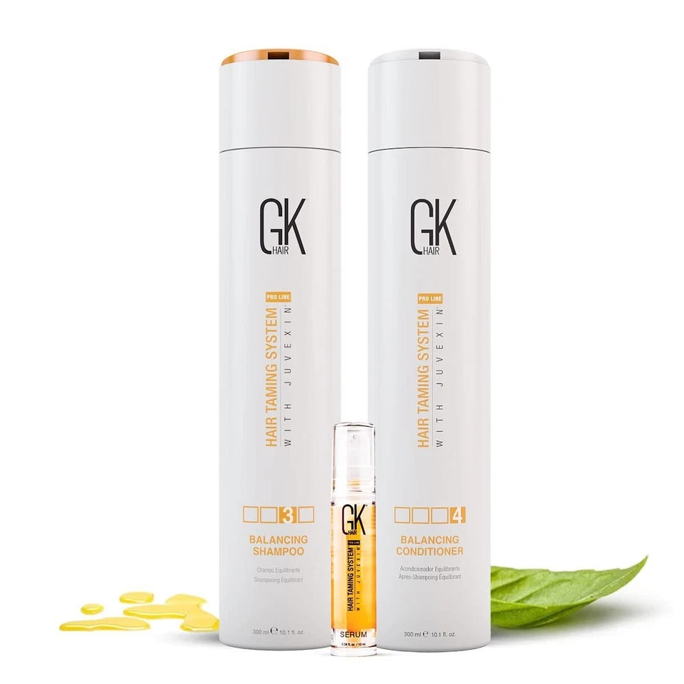 GK HAIR shampoo conditioner set - for women men sulfate free 10.1 OZ Free serum - Image 1 of 1