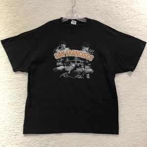 San francisco giants graphic t shirt size 2XL/TG black - Picture 1 of 9