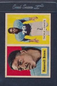 1957 Topps #011 Roosevelt Brown Giants EX *665 - Bild 1 von 1