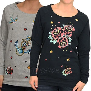 ONLY DAMEN OLD SWEATSHIRT LANGARM Gr.XS,S,M,L UVP 26,95€! - Bild 1 von 3