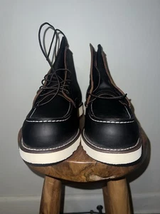 Red Wing Heritage 8849 Moc Toe Black Prairie Leather Size 10D - Picture 1 of 10