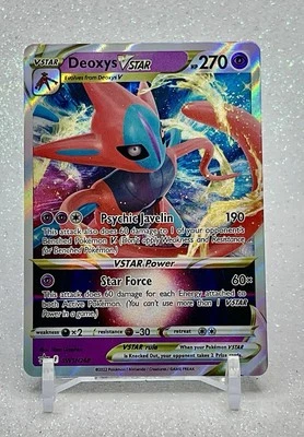 Deoxys VSTAR SWSH268 Pokemon Sword & Shield PROMO Trading Card TCG 2022 - Image 1 of 2