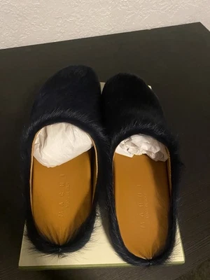 Toboganes de piel negra Marni talla 44 nunca usados Foto 1 de 4