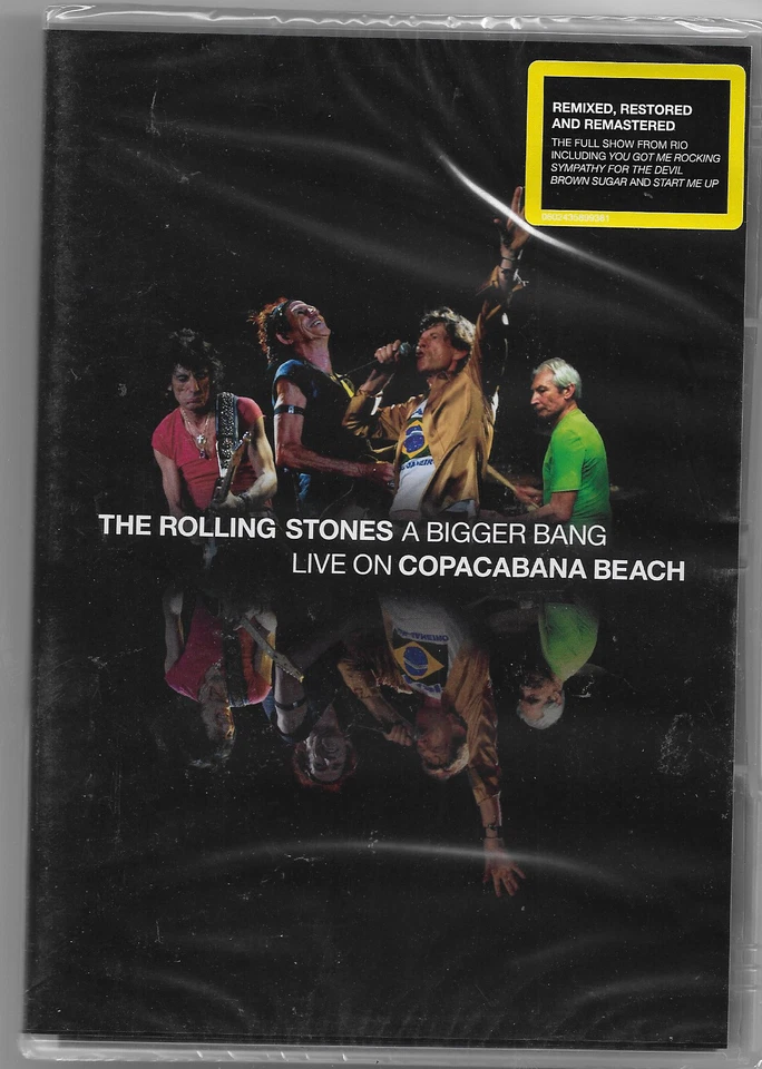 THE ROLLING STONES A BIGGER BANG LIVE ON COPACABANA BEACH SEALED DVD - Bild 1 von 1