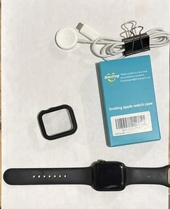 Apple Watch SE (2nd Gen) 44mm A2727 Good Condition | Aluminum | GPS + LTE w/case - Picture 1 of 4