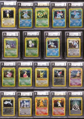⭐ 1ST EDITION GRADED NEO GENESIS COMPLETE SET 111/111 | NM TO GEM MINT | BGS ⭐ - Image 1 of 4