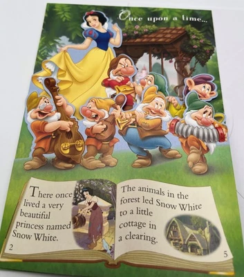 Поздравительная открытка Disney Snow White Once Upon a time Storybook - Изображение 1 из 4