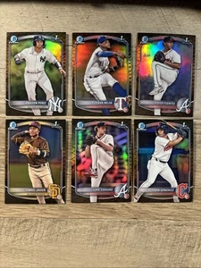 2025 Bowman Chrome Prospects Reptillian Lot Of 6 Cards: All 1sts - Picture 1 of 7