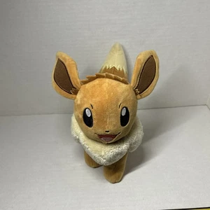 Pokemon Eevee 8" Plush Stuffed Animal Toy 2021 Officially Licensed Nintendo - Picture 1 of 9