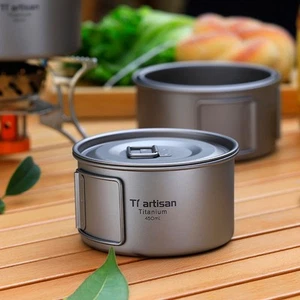 Large Capacity and Portable Titanium Dinner Food Container for Outdoor Use - Picture 1 of 84