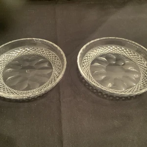 Pair of Cumbria Grasmere 5” Cupped Plates / Flat Desserts Scarce Downton Abbey - Picture 1 of 6