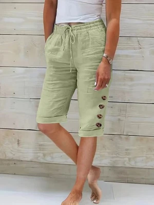 Women Palazzo Pants Vacation High Waisted Classic Loose Fit Wide Leg Long Pants - Image 1 of 4