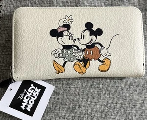 Disney Mickey & Minnie Mouse Geldbörse Aldi 2024 Limited Edition Wristlet Neu mit Etikett - Bild 1 von 4
