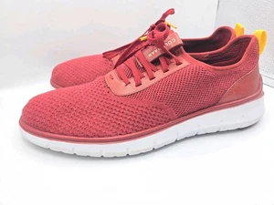 Zapatos rojos sin cordones Cole Haan ZERØGRAND para hombre talla 11 - Imagen 1 de 8