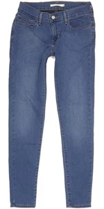 Levi's 710 Super Women Blue Skinny Slim Stretch Jeans W28 L28 (96488) - Picture 1 of 10