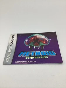 Metroid Zero Mission Game Boy Advance GBA MANUAL ONLY Authentic - Picture 1 of 2
