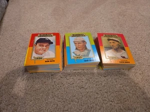 Set 1-173 immortali da baseball SSPC 1980. Mantle, Mays, Ruth, Cobb  - Foto 1 di 3