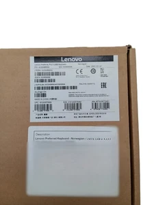 Lenovo Preferred Pro ll USB Keyboard, Norwegian Layout (4X30M86904) - Picture 1 of 3