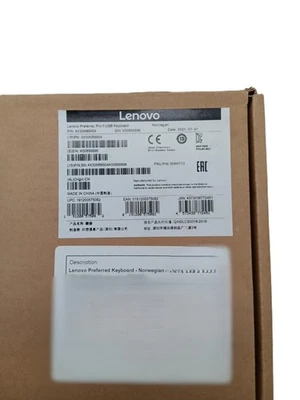 Lenovo Preferred Pro ll USB Keyboard, Norwegian Layout (4X30M86904) - Image 1 of 3
